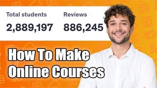 How to Make Online Courses - Masterclass (1h30 presentation) - from one of Udemy&#39;s Top Instructor