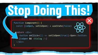 Stop Writing React Code Like This