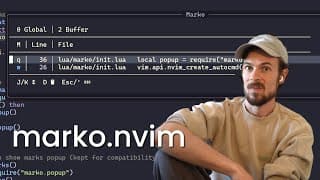 I made a new markers plugin for nvim