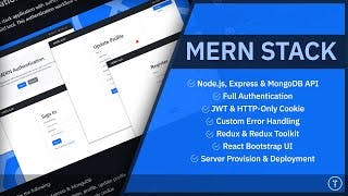 MERN Crash Course | JWT Authentication, Redux Toolkit, Deployment & More